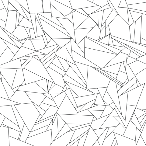 Gilbert Tessellation Coloring Page